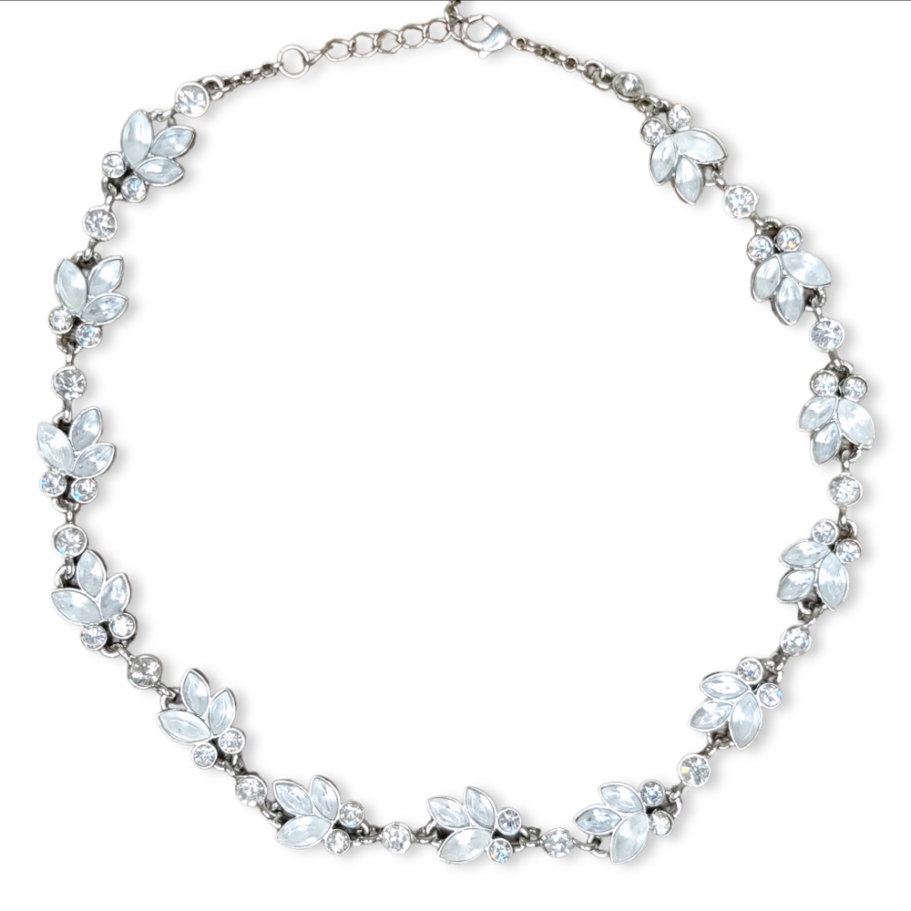 Silver and Rhinestone Necklace
